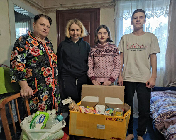 Distribuce pomoci na Zakarpatí