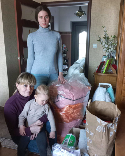 Distribuce pomoci na Zakarpatí