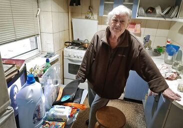 Koordinátorka Olena pomáhá opuštěným seniorům v Kyjevě